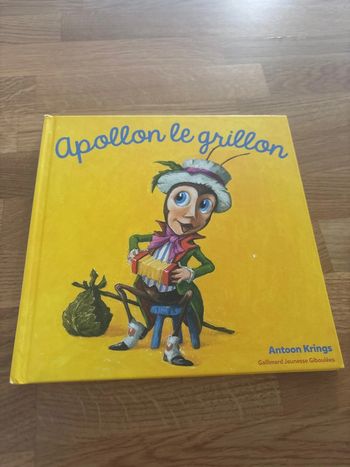 Livre enfant Apollon le grillon