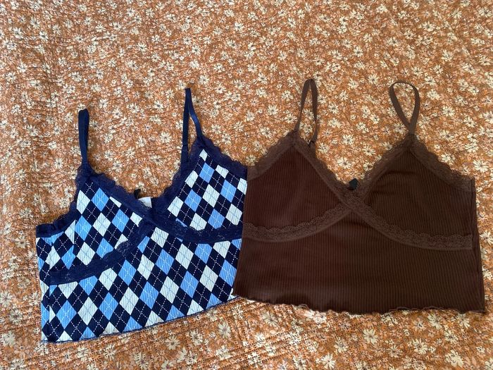 Lot de 2 top taille M