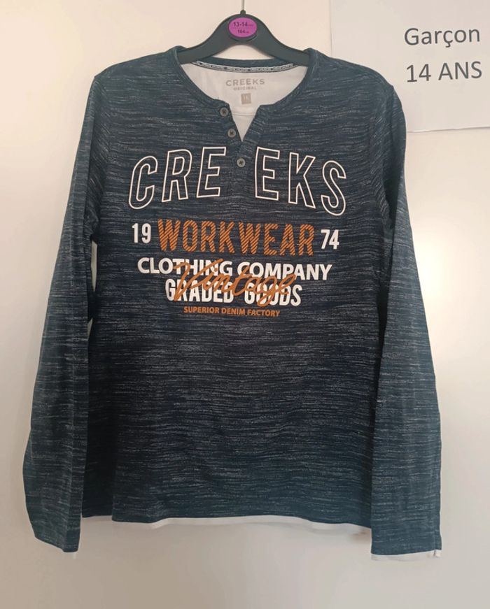 T-shirt ml Creeks 14 ans