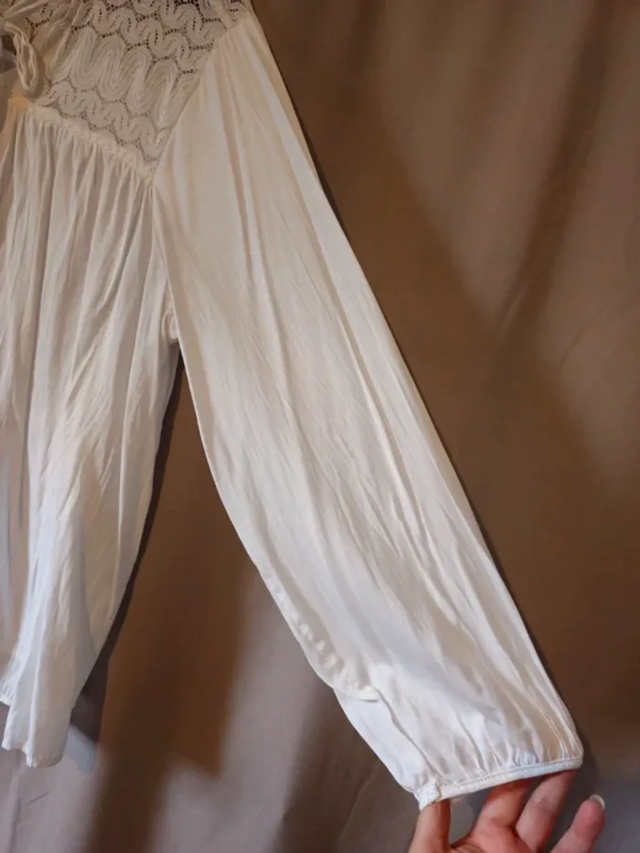 Chemisier blanc shein - photo numéro 4