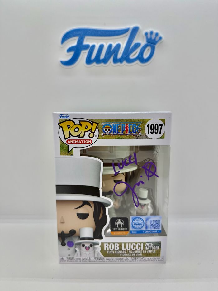 Funko Pop One Piece Rob Lucci Funko 1997 signé Jason Liebrecht JSA - photo numéro 2