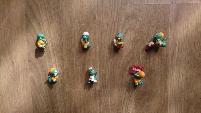 Figurines kinder dinosaures ''Drolly dinos" (1995)