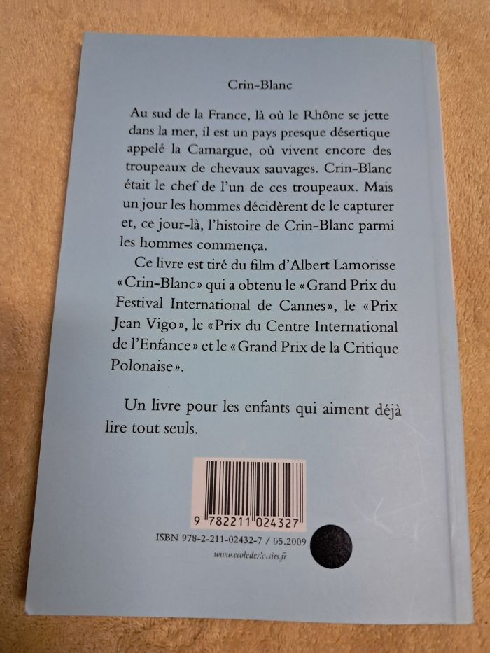 Livre de poche Crin blanc - photo numéro 2
