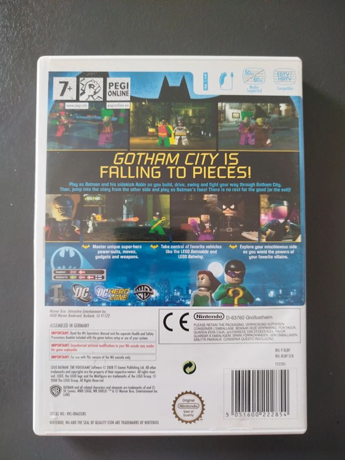 Boitier batman lego wii - photo numéro 3