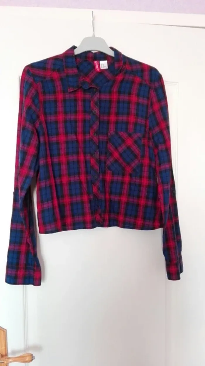 Chemise grand carreaux