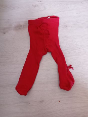 Collants rouge