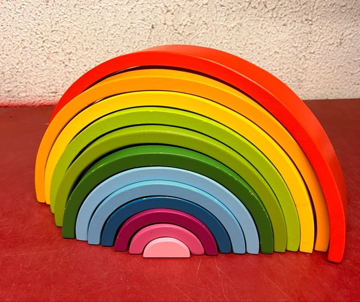 Jouet Arc en ciel bois