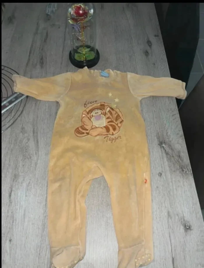 🧸 Pyjama bébé Tigrou en velours 🧸