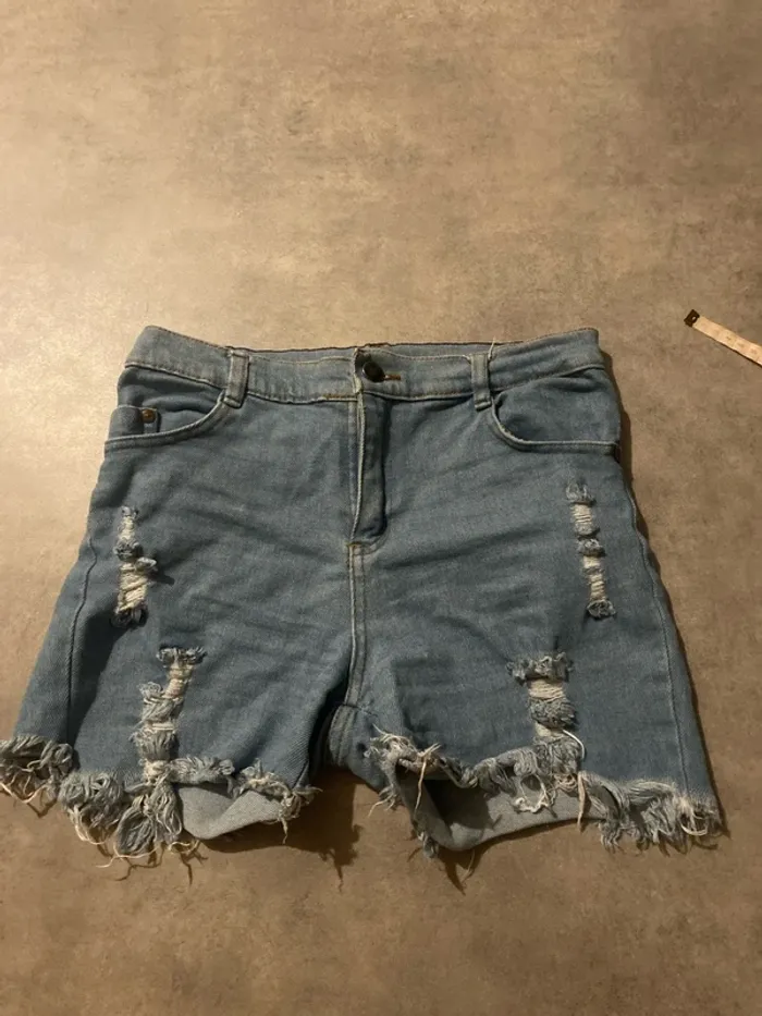 Short en jean - photo numéro 7
