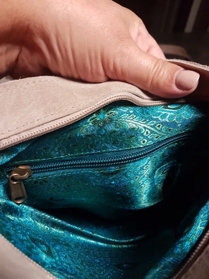 Sac en peau façon panthère - photo numéro 7