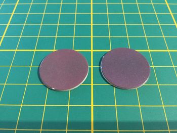 Lot x2 jetons neutres noir pièce détachée jeu de société Ramsès II Ravensburger #A65