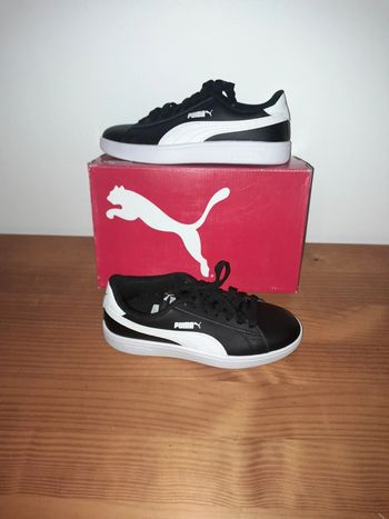 Puma smash noire et banche 37 neuve