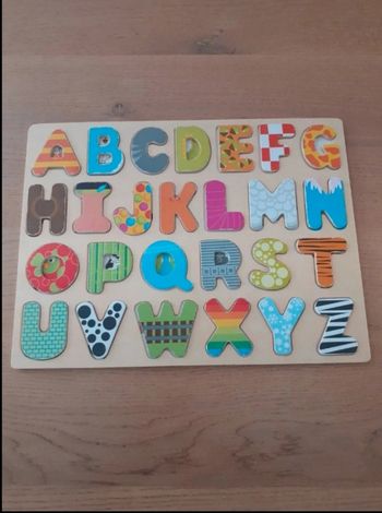 Puzzle en bois alphabet