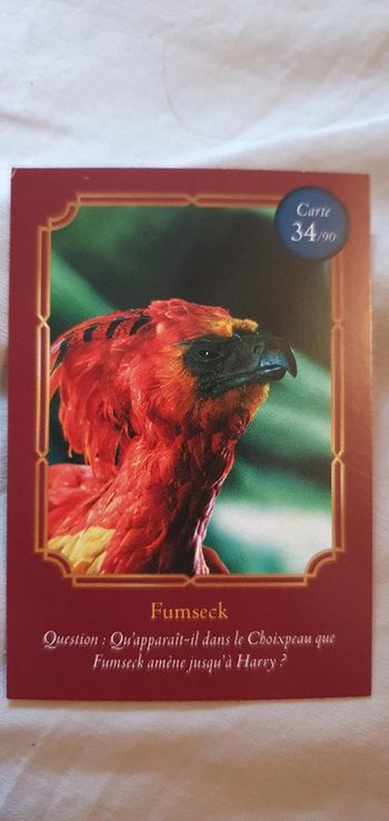 Cartes Harry Potter Auchan
Fumseck n° 34/90