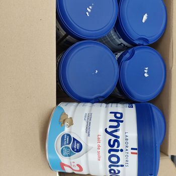 Lot de 6 biitesde lait Physiolac