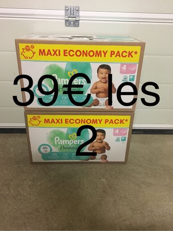 156 couches Pampers harmonie taille 4
