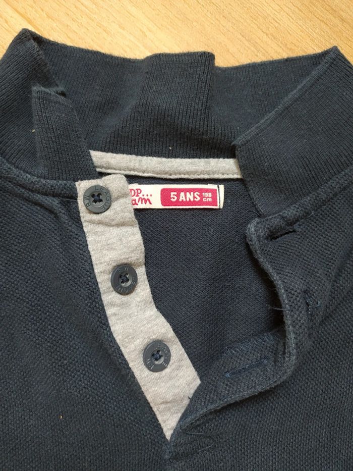 T-shirt manches longues DPAM Gris 5 ans - photo numéro 4