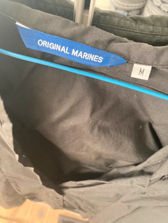 Chemise noire neuve Original Marines M - photo numéro 3