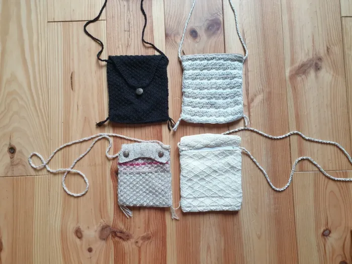 Lot de sacs bandoulière en coton