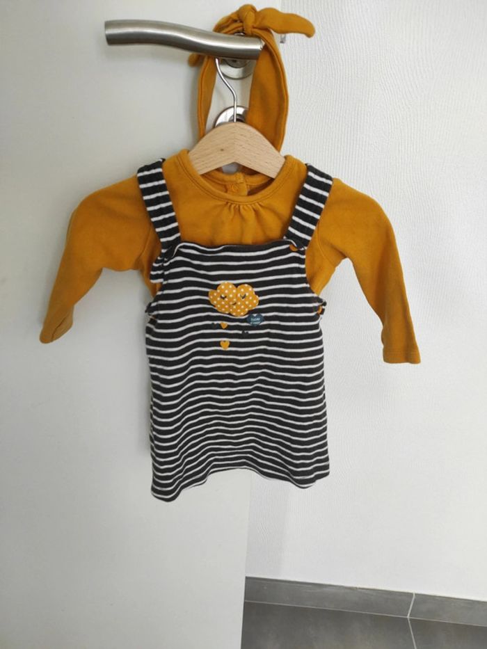 Ensemble 3 pièces sucre d'orge 12 mois - photo numéro 2