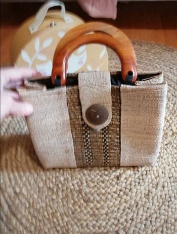 Sac a main plage été naturel