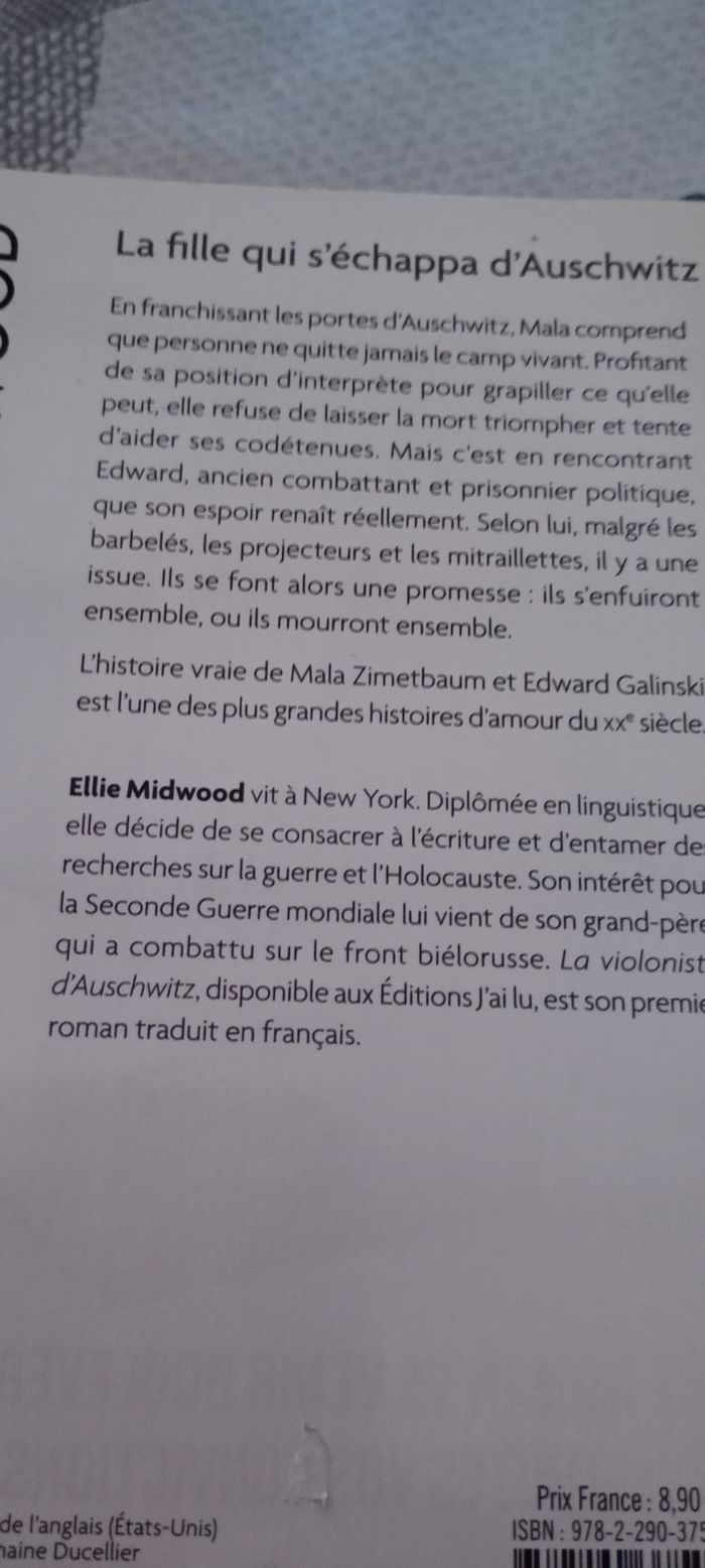 La fille qui s'échappa d' Auschwitz - photo numéro 2