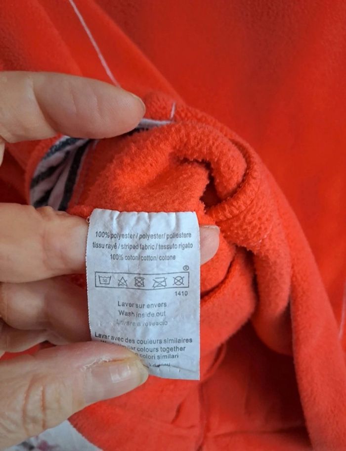 Magnifique gilet zippé polaire molletonné a l intérieur Taille 10 ans Terre de Marins - photo numéro 7
