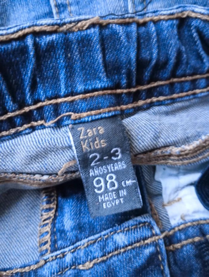 Jupe en jean's Zara 98 cm - photo numéro 3