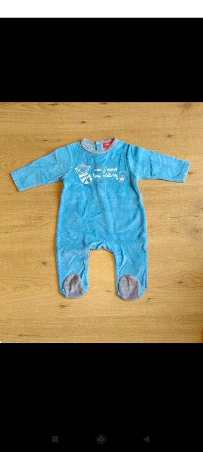 Lot de 2 pyjamas en velours Tissaia - photo numéro 2