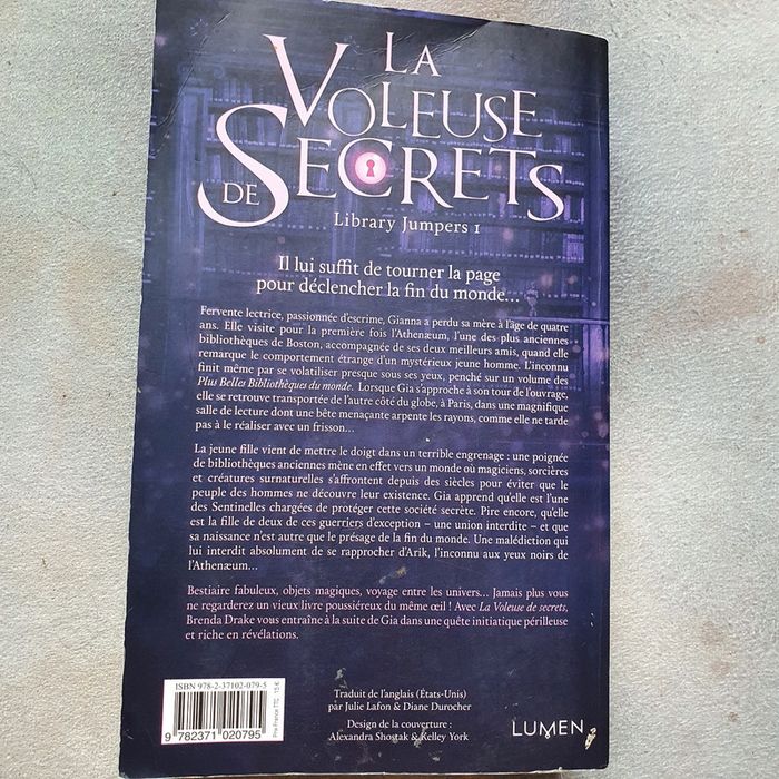 Roman la voleuse de secrets - photo numéro 2