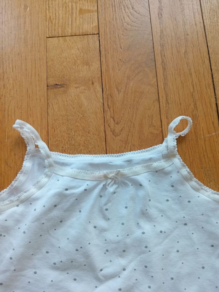 Lot 2 bodies débardeurs fille sans manches TAO 2 ans - photo numéro 5