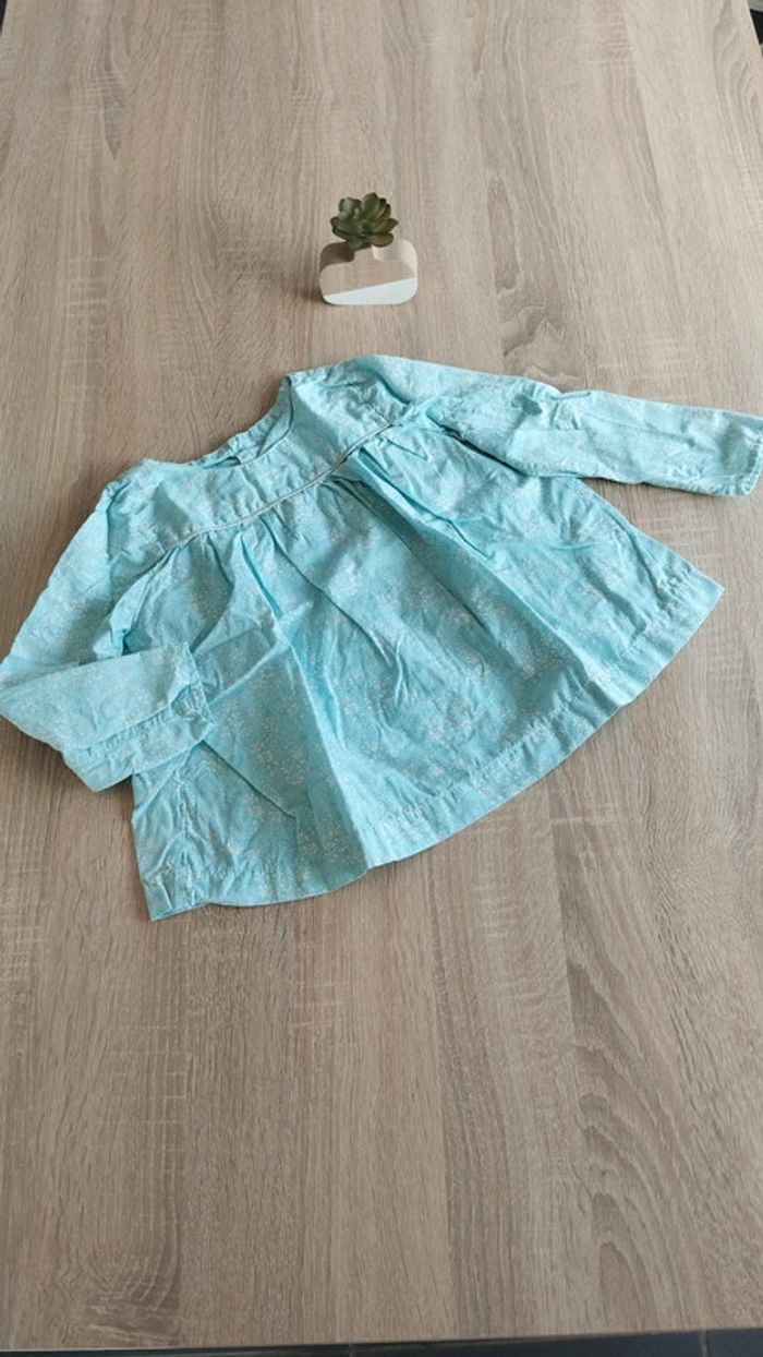 Chemise bleu liberty