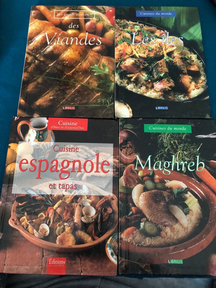 Lot livres de cuisine