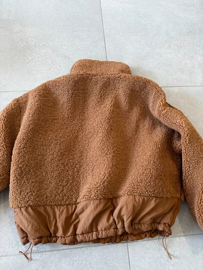 Manteau marron réversible Pimkie, très bon état, taille XL pour femme - photo numéro 4