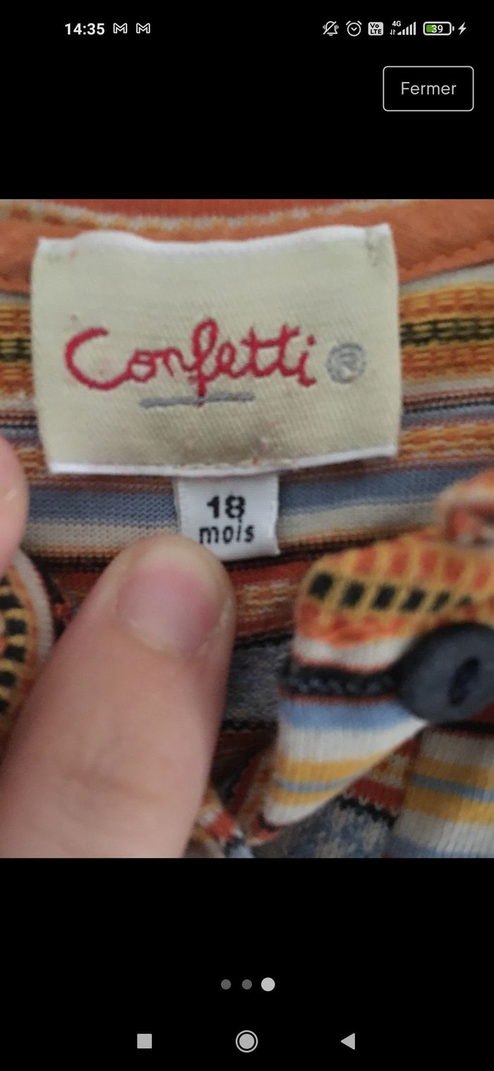 Polo confetti 18 mois - photo numéro 3