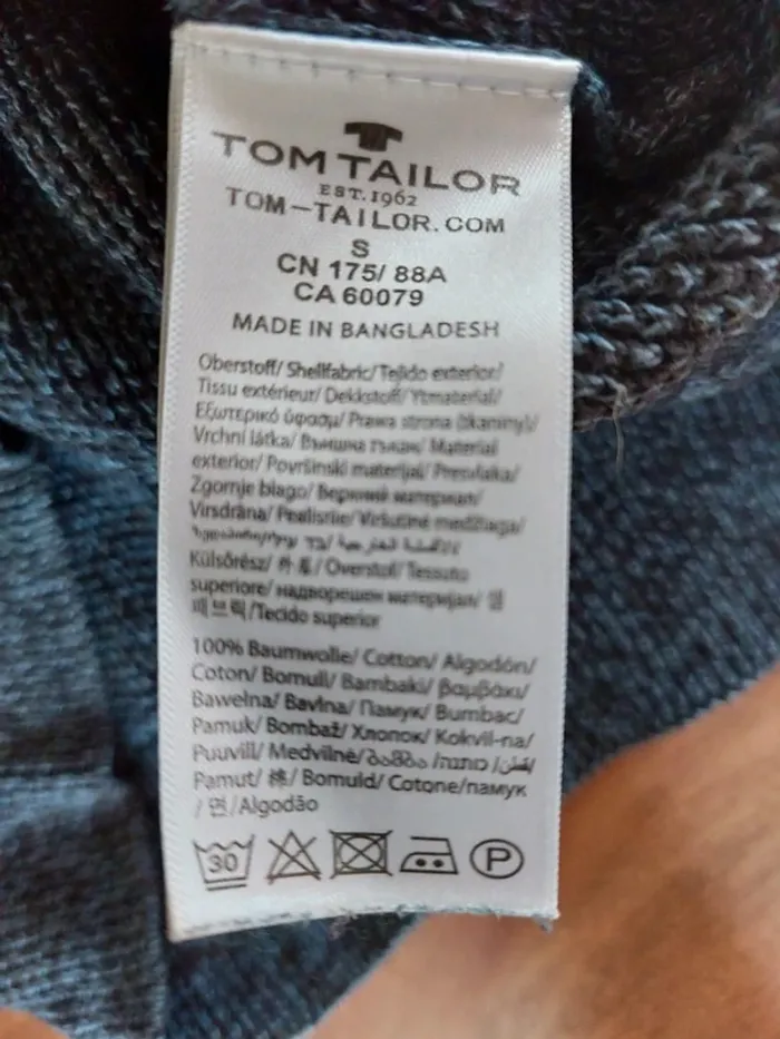 Pull Tom Tailor en coton taille S - photo numéro 6
