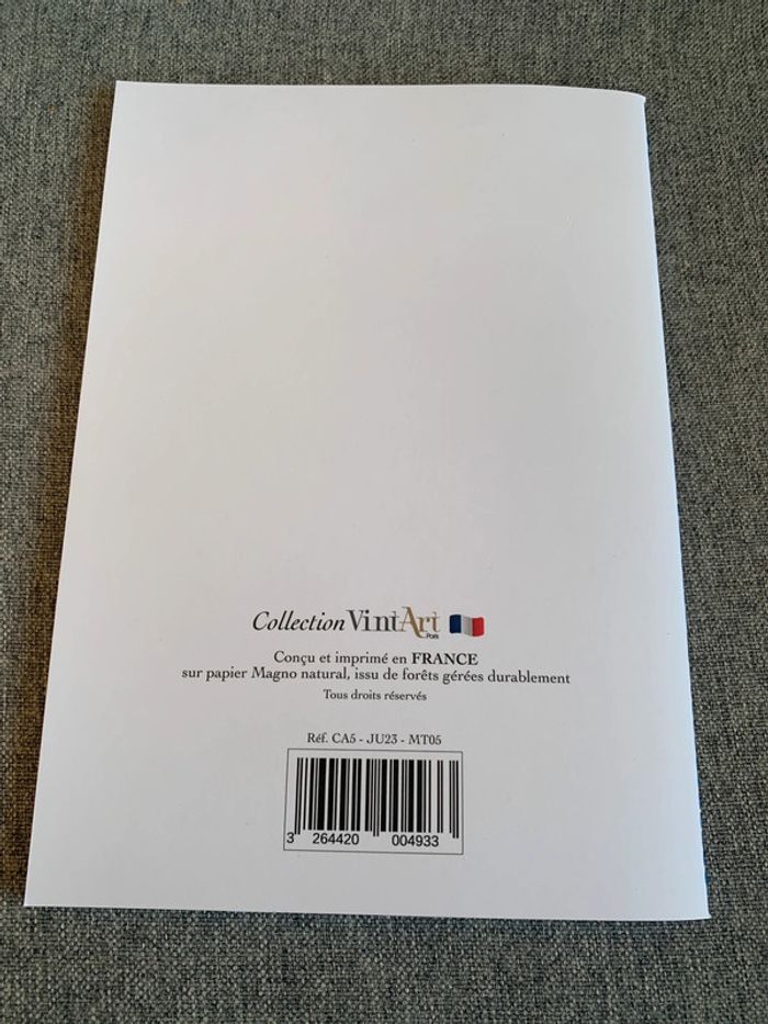 Carnet Bloc- notes Livret avec couverture déco vintage Mode & Travaux - photo numéro 3