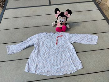 Jolie blouse fille Grain de blé 18 mois avec plumes