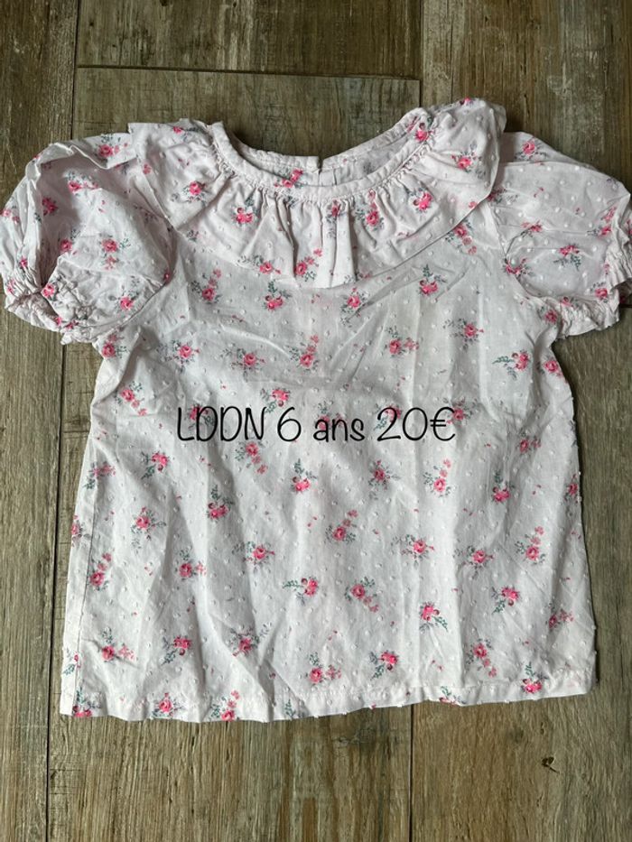 Blouse créatrice 5 ans