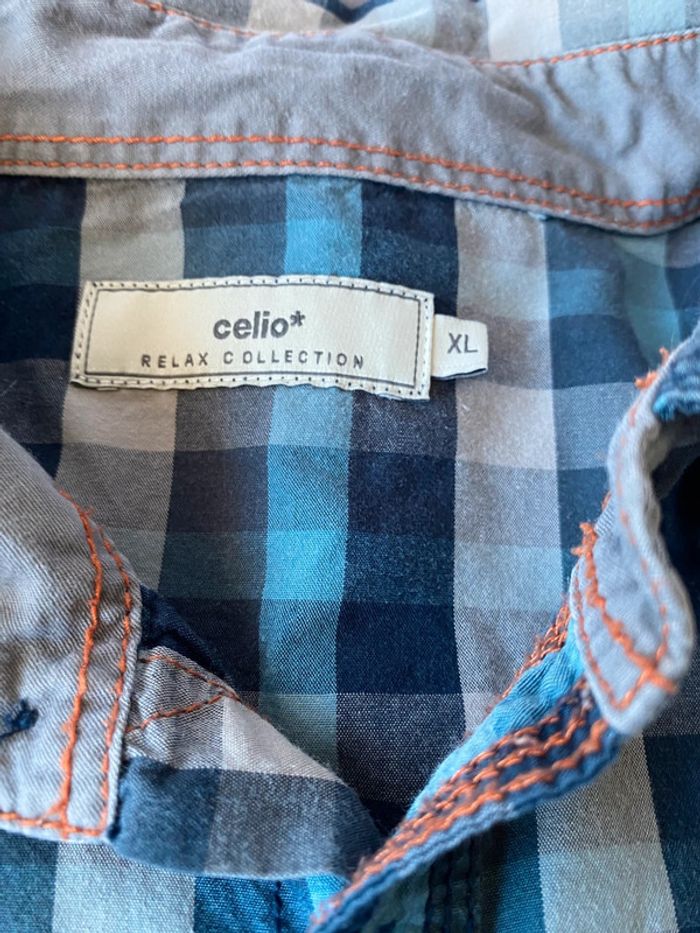 Chemise à carreaux Xl celio - photo numéro 3