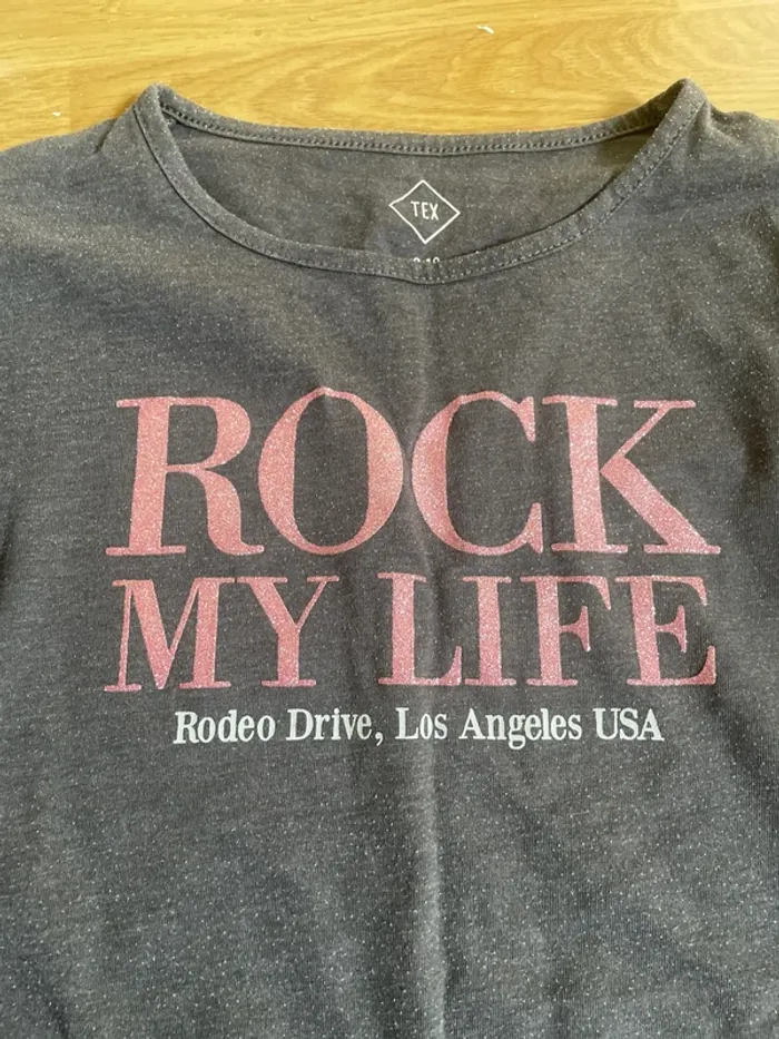 Tee shirt manches longues Tex fille 9/10 ans - photo numéro 2