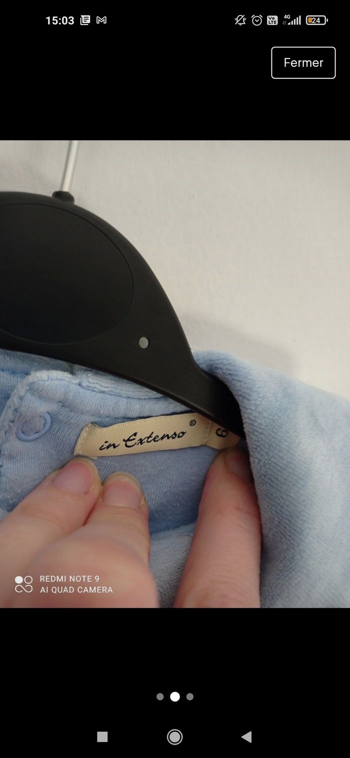 Grenouillère in extenso 6 mois - photo numéro 2