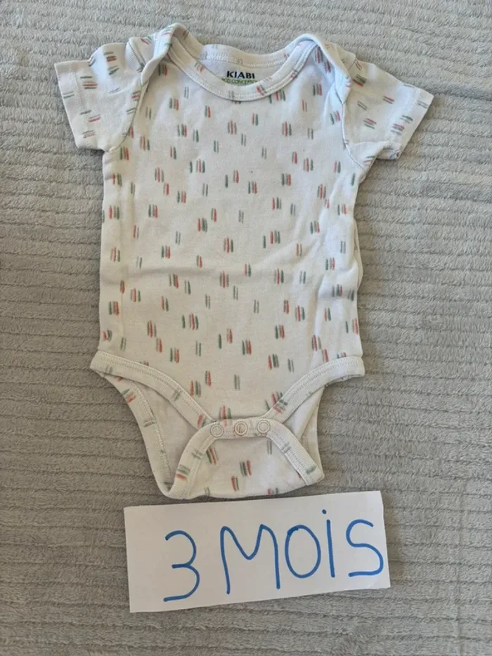 Lot de 9 body, 2 manche longue et 7 manche courte - photo numéro 2