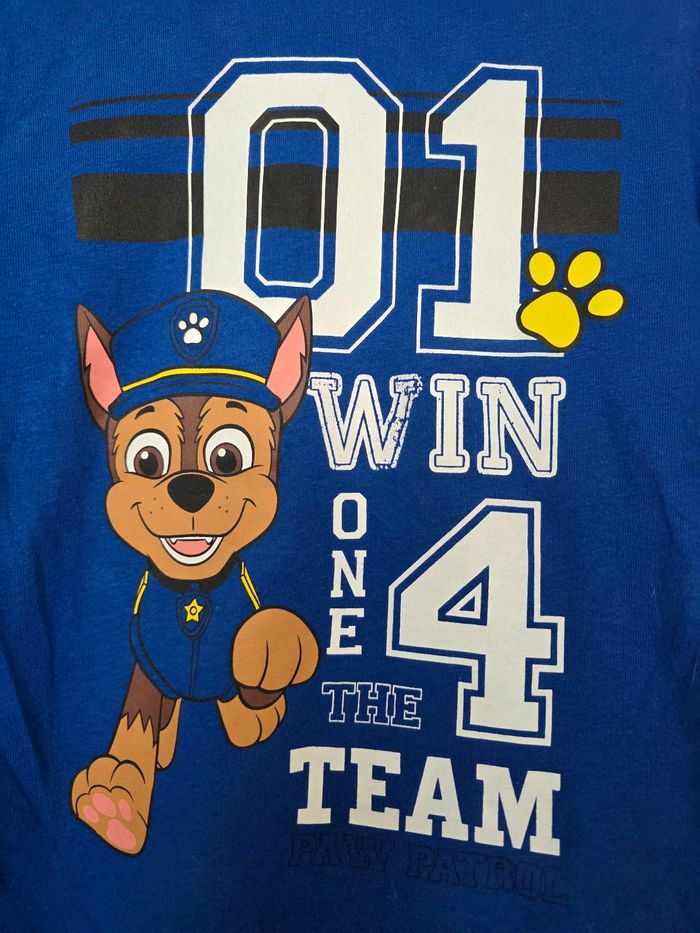 SOUS-PULL GARÇON PAW PATROL NICKELEDEON BLEU TAILLE 5ANS - photo numéro 2