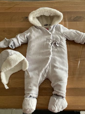 Combinaison pilote bébé fille 12 mois