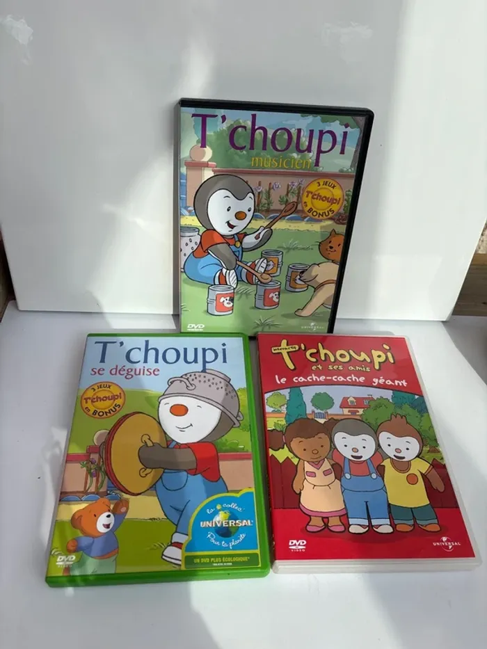 DVD t’choupi lot de 3