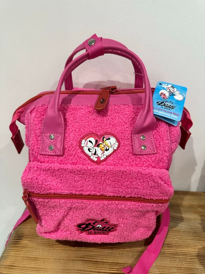Sac à dos rose fille diddl is back