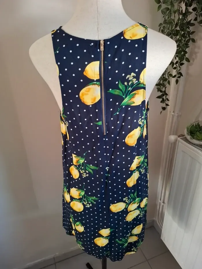 🍋 Robe été citrons T38 - photo numéro 3
