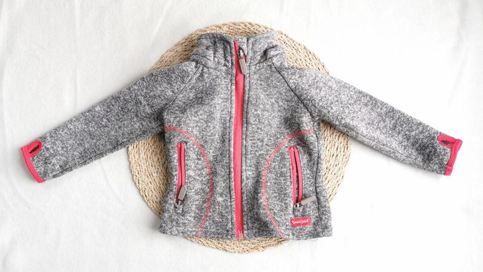 Gilet de ski 👸 à capuche amovible en maille twistée, orchestra, 2 ans - photo numéro 2