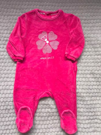 Pyjama en velours Obaïbi 9 mois